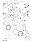 Схема №1 WAK 7518 S с изображением Обшивка для стиралки Whirlpool 480111101037