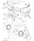 Схема №1 WAK 7518 S с изображением Модуль (плата) для стиралки Whirlpool 480111101036