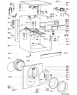 Схема №1 AWM 360/3 с изображением Ручка (крючок) люка для стиральной машины Whirlpool 481949878483