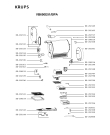 Схема №1 VB650E51/BPB с изображением Тумблер для дозатора напитков Krups SS-202796