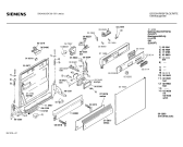 Схема №1 SN34903SK с изображением Панель для посудомойки Siemens 00283008