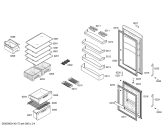 Схема №1 BD5701XNF с изображением Монтажный набор для холодильника Bosch 00619932