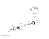 Схема №1 ZMM1480GUA с изображением Емкость для электрошинковки Zelmer 12001266