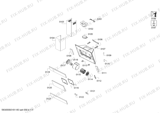 Схема №1 3BC8890B с изображением Кронштейн для вентиляции Bosch 00625648