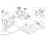 Схема №2 B16P42N1 с изображением Модуль управления, запрограммированный для электропечи Bosch 00656749