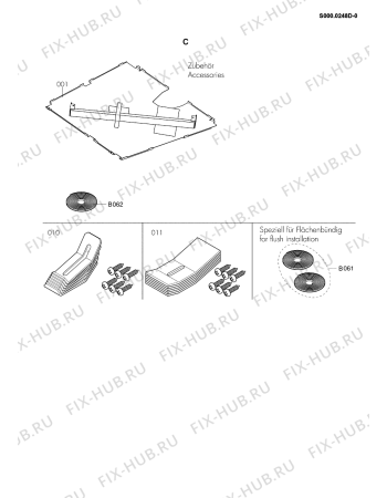 Схема №1 EDFX 6740 с изображением Фиксатор для плиты (духовки) Whirlpool 480121103146