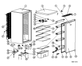 Схема №1 WM1510W (F091220) с изображением Компрессор для холодильника Indesit C00314157