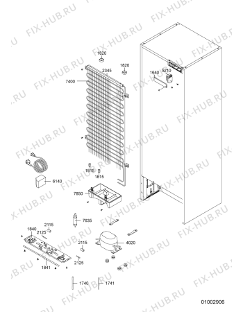 Схема №4 MTM6624NEGW с изображением Ручка двери для холодильника Whirlpool 480132102448