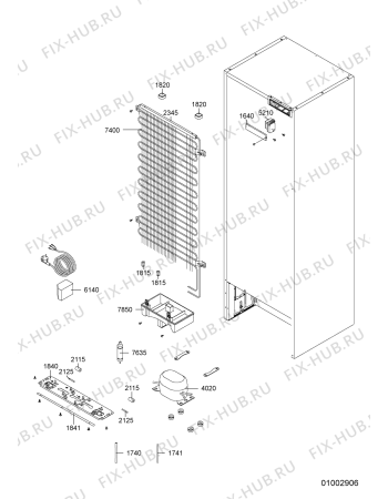 Схема №4 MTM6624NEGW с изображением Крышка для холодильной камеры Whirlpool 482000003265