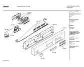 Схема №1 SGS4352AU с изображением Передняя панель для электропосудомоечной машины Bosch 00360610