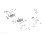 Схема №1 3KF6652M с изображением Дверь для холодильной камеры Bosch 00714376