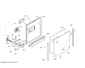 Схема №1 SHV55M03AU с изображением Набор кнопок для электропосудомоечной машины Bosch 00600318