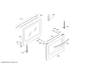 Схема №1 3HB508AP H.BA.NP.L2D.IN.GLASS.CFC.A.E0_C/// с изображением Внешняя дверь для духового шкафа Bosch 00701773