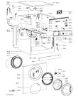 Схема №1 AWO/D 7828 с изображением Микромодуль для стиральной машины Whirlpool 481074291296