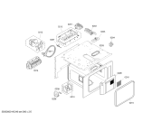 Схема №2 BS255100 с изображением Рамка для электропечи Bosch 00479207