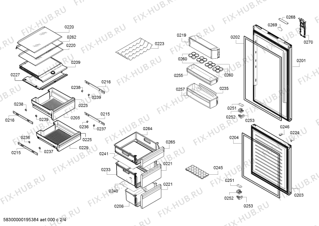 Схема №1 KGF39PW3OR BOSCH с изображением Изоляция для холодильника Bosch 00718606