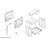 Схема №1 4HB413B Horno lynx indp.blanco convenc.mt с изображением Внешняя дверь для плиты (духовки) Bosch 00675409
