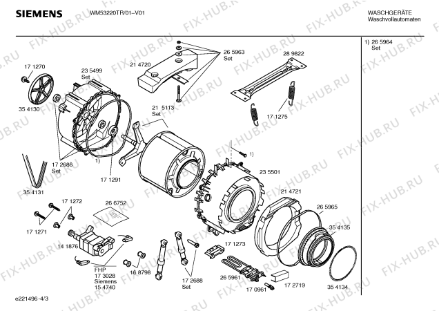 Схема №1 WM53220TR SIWAMAT XL532 с изображением Панель управления для стиралки Siemens 00356073