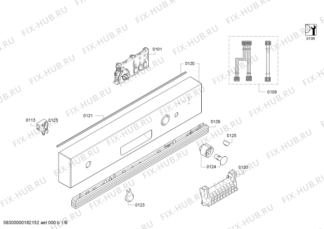 Схема №2 JS03IN52 с изображением Кнопка для посудомойки Bosch 00616734