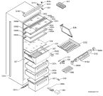 Схема №1 SCT81900S0 с изображением Блок управления для холодильника Aeg 973925582008018