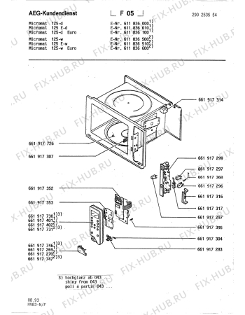 Схема №1 MC 110 - D с изображением Микропереключатель для свч печи Aeg 8996619172977