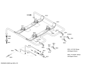 Схема №1 3CGX462B с изображением Панель управления для плиты (духовки) Bosch 00447245