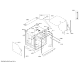 Схема №1 SBV53P40EU ActiveWater Eco с изображением Передняя панель для электропосудомоечной машины Bosch 11010216