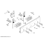 Схема №3 U1442N0GB с изображением Панель управления для духового шкафа Bosch 00445894