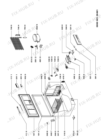 Схема №1 071/544 с изображением Дверка для холодильника Whirlpool 481944269349