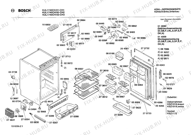 Схема №1 KT18LF0 с изображением Плата для холодильника Siemens 00273610