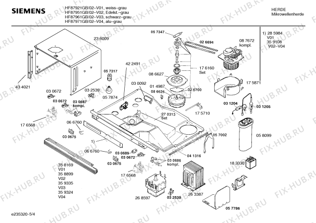 Схема №1 HF87971GB с изображением Фронтальное стекло для микроволновки Siemens 00438221