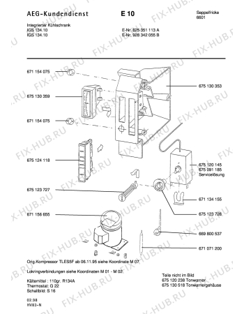 Взрыв-схема холодильника Unknown IGS 134.10/0186227 - Схема узла Section2