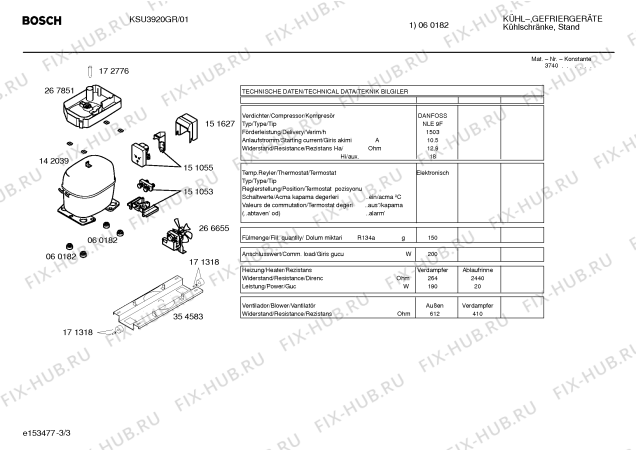 Схема №1 KSU40120GR с изображением Поднос для холодильной камеры Bosch 00355001