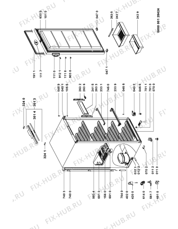 Схема №1 AFG 3370 с изображением Сенсорная панель для холодильника Whirlpool 481245228536