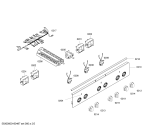 Схема №3 HCE724120V с изображением Ручка конфорки для духового шкафа Bosch 00619749