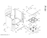 Схема №3 HGV745263L с изображением Столешница для плиты (духовки) Bosch 00713663