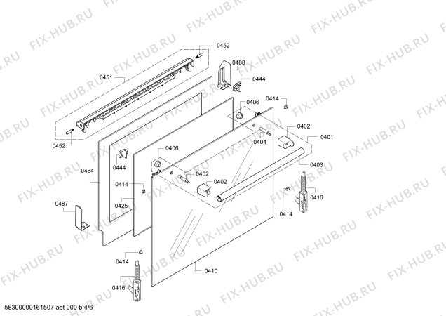 Схема №1 HBA23B151Y с изображением Панель управления для духового шкафа Bosch 00674668