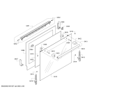 Схема №1 HBA23B151Y с изображением Панель управления для духового шкафа Bosch 00674668