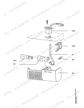 Взрыв-схема холодильника Aeg S3543-4KG - Схема узла Refrigerator electrical equipment