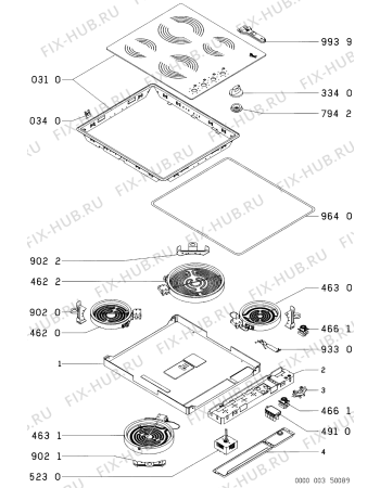 Схема №1 AKM626NB (F091863) с изображением Кнопка (ручка регулировки) для плиты (духовки) Indesit C00332971