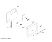 Схема №1 HBA43S421E horno.BO.2d.B4.E0_CIF.pt_bsc.blanco с изображением Внешняя дверь для электропечи Bosch 00673303