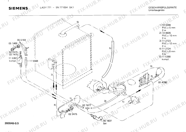 Схема №2 SN771054 с изображением Панель для посудомойки Siemens 00115539