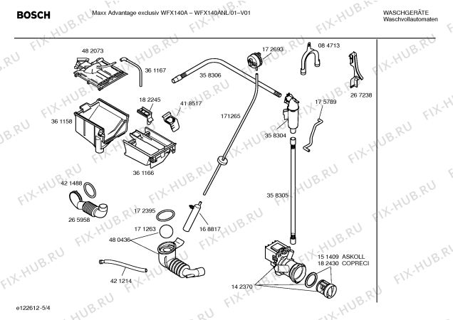 Схема №2 WFX140ANL Maxx Advandage exclusiv WFX140A с изображением Панель управления для стиральной машины Bosch 00438487