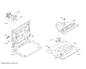 Схема №2 P1HEB43151 с изображением Панель управления для духового шкафа Bosch 00740543