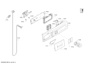 Схема №1 WAW2876XIR с изображением Панель управления для стиральной машины Bosch 11016814