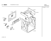 Схема №1 HEV252AEU с изображением Блок подключения для плиты (духовки) Bosch 00265516