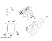 Схема №1 WM14E3FF E 14.3F с изображением Панель управления для стиралки Siemens 00672888