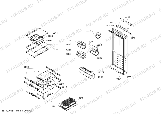 Схема №1 KI20FA50 с изображением Блок питания для холодильника Siemens 00622211