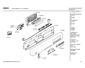 Схема №3 SGS57M08EU с изображением Панель управления для посудомойки Bosch 00442262