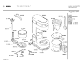 Схема №1 0717902320 TKA1225 с изображением Стеклянная колба для кофеварки (кофемашины) Bosch 00460015